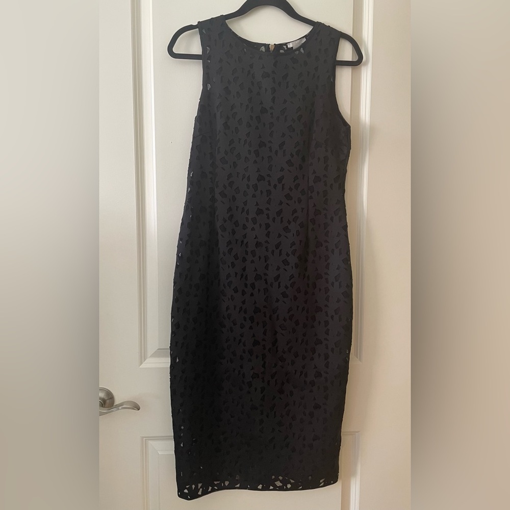 H&M - Midi Black Dress - Size M